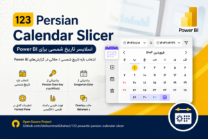 اسلایسر تاریخ شمسی جلالی برای PowerBI